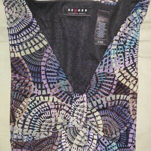 Nice Axcess Multi-Color & Comfortable Tunic Top